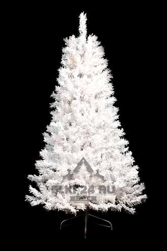 Искусственная светодиодная елка Снеговик 210 см, белая ПВХ хвоя