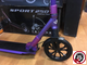 Самокат Tech Team TT Sport 230R 2021 фиолетовый с ручным дисковым тормозом