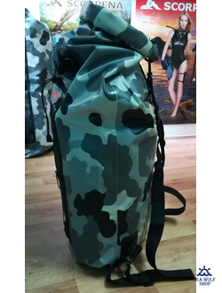 ГермоРюкзак 50л JpF c лямками серый хаки (83х27см)