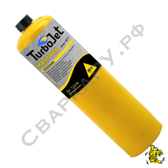 Баллон газовый с MAPP Pro TurboJet TJ141M CGA600 1000мл 400г