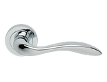 Дверные ручки Morelli Luxury "LEON" CRO Цвет - Полированный хром