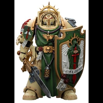 Рыцарь Крыла Смерти Темных Ангелов (Warhammer 40k) - КОЛЛЕКЦИОННАЯ ФИГУРКА 1/18 Dark Angels: Deathwing Knight 1 (JT02489) - JOYTOY