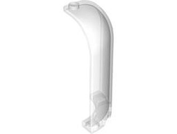 Panel 3 x 3 x 6 Corner Convex with Curved Top, Trans-Clear (6059 / 605940 / 6413634)