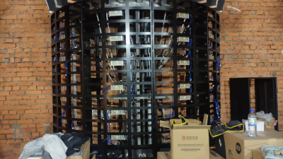 Радиусный кабинет для светодиодного экрана