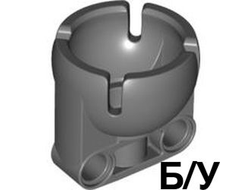 ! Б/У - Technic, Steering Ball Joint Large Receptacle, Dark Bluish Gray (92911 / 4610380 / 6296844) - Б/У
