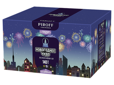 Салют НОВОГОДНЕЕ ЧУДО БСК0414008-10 PIROFF