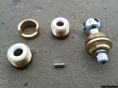 Шаровый переключатель на душ F32601 рем комплект 7,6 х 20шлицов