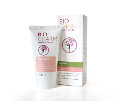 BB-Крем ТОН 2 КРЕМ-КАРАМЕЛЬ, теплый оттенок кожи SPF-25, 50 мл.