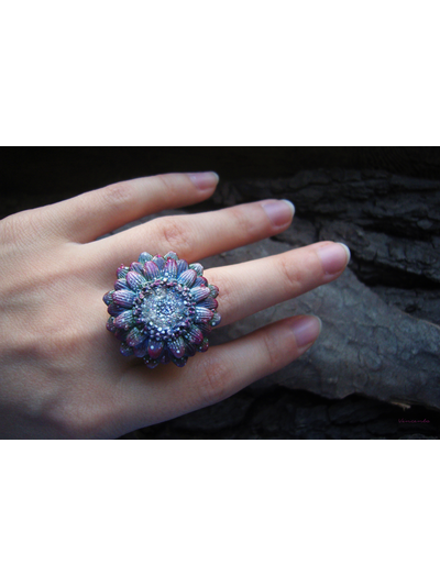 Кольцо &quot;Цветок Галлициниума&quot;