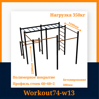 Спортивная площадка Workout w13