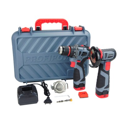 Аккумуляторный бесщеточный НАБОР 2в1 ProfiSet 2B16