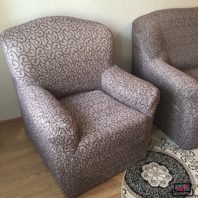 Чехол на кресло Тела Безарро Кофейный Италия