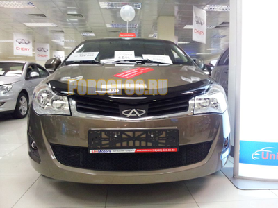 Защита радиатора Chery Bonus 2011-2014/Chery Very 2011-2014 black