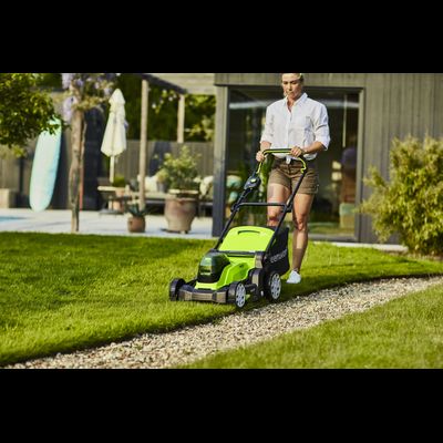 Аккумуляторная газонокосилка Greenworks G24X2LM41