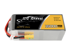 TATTU 16000MAH 22.2V 30C 6S1P LIPO BATTERY PACK WITH XT90 ANTI SPARK PLUG