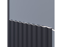 Молдинг Cosca MF006, гладкий, под покраску, экополимер, 2,8 метра