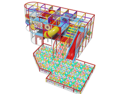 Активити-лабиринт «Бон-бон» 12х10х3,6м.