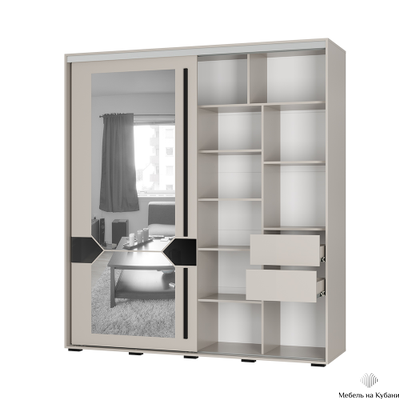 Крафт 9 шкаф-купе Кашемир