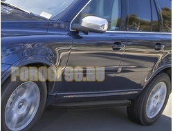 Пороги на Volvo XC-90 (2002-2015) Black-Premium