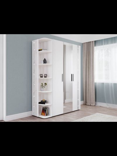 Шкаф трехдверный с зеркалом Николь 901 311