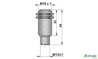 Индуктивный взрывозащищенный датчик SNI 13-5-D-P12 резьба М18х1