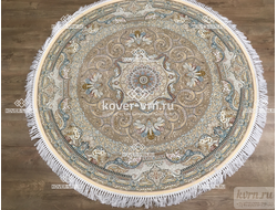 КОВЕР ИРАНСКИЙ Mashad 1500 G144 nescafee / 2*2 м круг