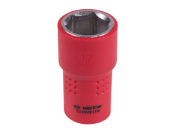 Головка торцевая диэлектрическая шестигранная 3/8", 17 мм KING TONY 3335VE17M