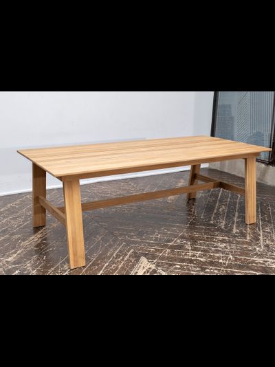 Обеденный стол из массива тика OCTA 220 см