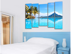 Модульная картина "Лазурный край"