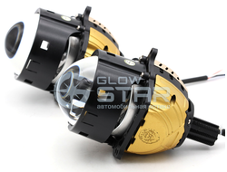 Билед модули Aozoom A15 4300K, 3.0 дюйма, 2 чипа, 12V, 58W/65W, крепление 3R и съемное гаечное (комплект, 2шт)