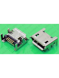 Системный разъем microUSB №14 Lenovo Thinkpad Vizio VTAB1008, IdeaPad a2107, Thinkpad Tablet 2, Miix 10