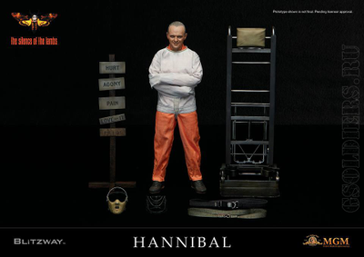 Ганнибал Лектер - Коллекционная фигурка 1/6 Hannibal Lecter Straitjacket ver. Sixth Scale Collectible Figure (BW-UMS10302) - BLITZWAY