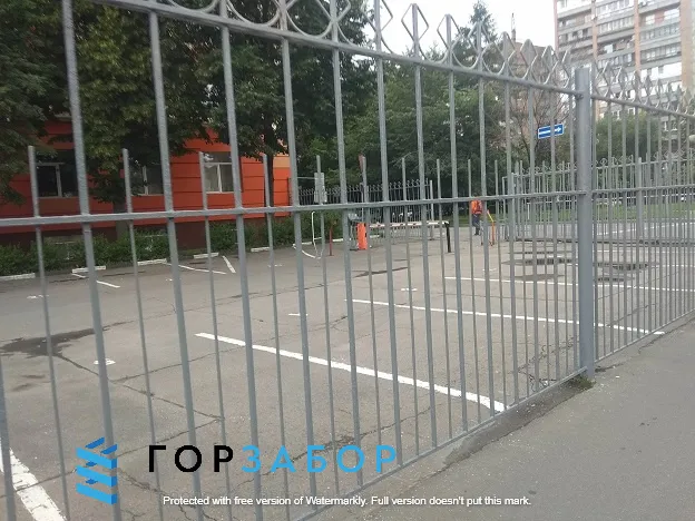 Секционный кованый забор заказать