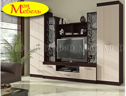 Атлантида-4 Гостиная (венге/дуб беленый)