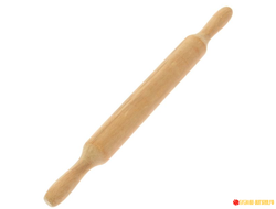 Скалка с ручками 420*45 деревянная для теста
