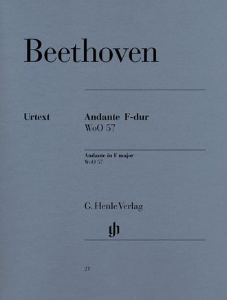 Beethoven. Andante F-Dur WoO57: für Klavier