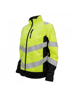 Женская сигнальная куртка Brodeks KS 229, желтый/черный