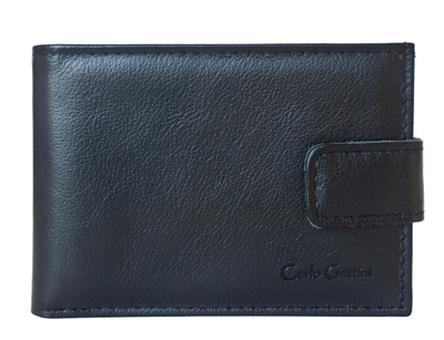 Кожаное портмоне Cortino black (арт. 7408-01)