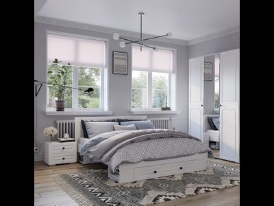 Тумба прикроватная Софт ТБ-12 белый/эмаль белая