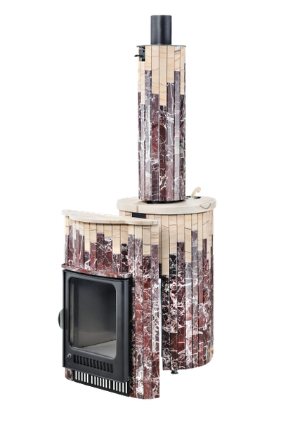 Печь Ферингер Малютка ПФ Россо Леванте + Окаменевшее дерево до 18 м3