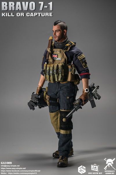 Джон "Соуп" МакТавиш (Soap, CoD Modern Warfare 2 2022)  - Коллекционная ФИГУРКА 1/6 scale BRAVO 7-1 KILL OR CAPTURE (GA1009) - General's Armoury