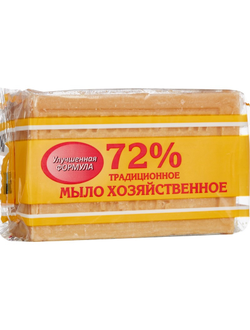 Мыло хозяйственное 150 г 72% в обертке ГОСТ 30266-95 МЕРИДИАН