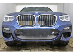 Защита радиатора BMW X3 III (G01) (xDrive AT / xDrive AT M Sport) 2017- chrome низ