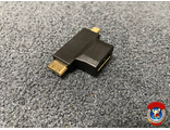 Переходник тройник HDMI (F) - Mini HDMI (M) -Micro HDMI (M)
