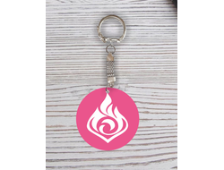 Гравированный брелок Genshin Impact, Геншин Импакт №11