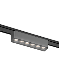 Светильник светодиодный трековый для шинопровода Magnetic Ultra Slim GV 1403 BK черный IP20 6W 4200K 48V 24° 122*26*24