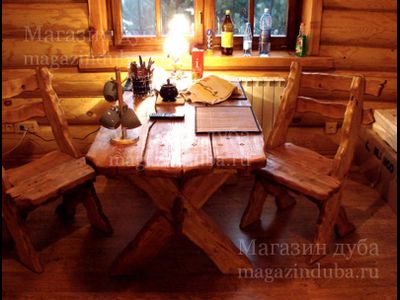 Столы, стулья, скамейки из дерева
