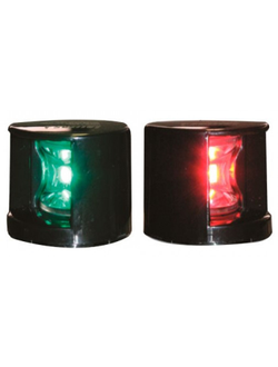 Огни бортовые светодиодные 38х55 мм, черный корпус