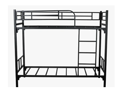 Кровать металлическая двухъярусная "Премиум" (900х1900), цвет коричневый