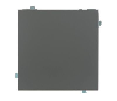 Выключатель одноклавишный (механизм + клавиша) базальт